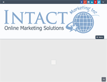 Tablet Screenshot of intactmarketing.com